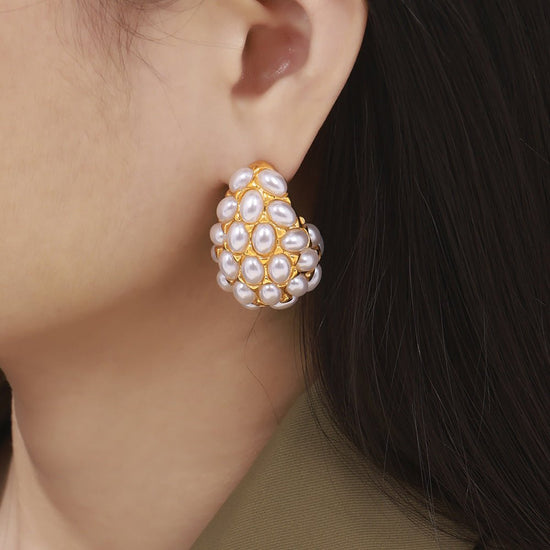Mukhti Pearl Earrings - Shanakht